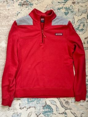 Vineyard Vines Shep Shirt Red Quarter
Zip Pullover
